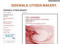 sidewalkcitizenbakery.com