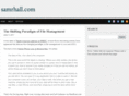 samrhall.com