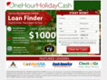onehourholidaycash.com