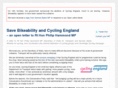 savecyclingengland.org