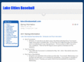 lakecitiesbaseball.com