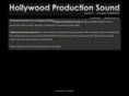 hollywoodproductionsound.com