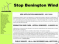 stopbeningtonwindfarm.com