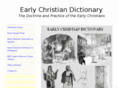 earlychristiandictionary.com