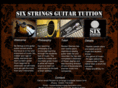sixstringsguitartuition.com