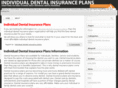 individualdentalinsuranceplans.org
