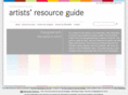 artistsresourceguide.org