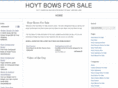 hoytbowsforsale.com