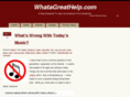 whatagreathelp.com
