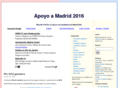 madrid2016.org.es