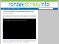 ronanobrien.info