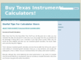 texasinstrumentscalculators.net