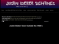 justinbiebersightings.com