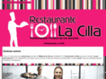 restaurantelacilla.com