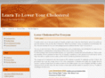diet-to-lowercholesterol.com