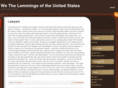 wethelemmingsoftheunitedstates.com
