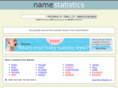 namestatistics.com