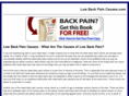 lowbackpaincauses.com