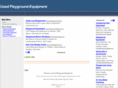 usedplaygroundequipment.net