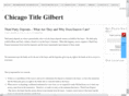 chicagotitle-gilbert.com