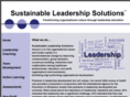 sustainableleadershipsolutions.com