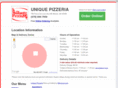 uniquepizzeria.com