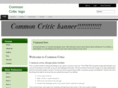 common-critic.com