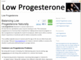 lowprogesterone.org