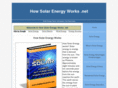 howsolarenergyworks.net