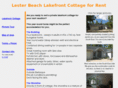 lesterbeachlakefrontcottage.com