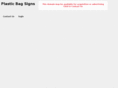 plasticbagsigns.com