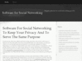 softwareforsocialnetworking.net