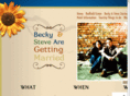 beckyandstevearegettingmarried.com