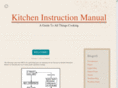 kitcheninstructionmanual.com