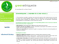 greenethiquette.com