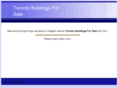 torontobuildingsforsale.com