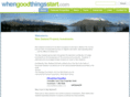 whengoodthingsstart.com