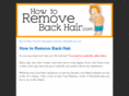 howtoremovebackhair.com