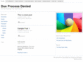 dueprocessdenied.com