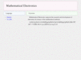mathematicalelectronics.com