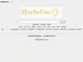 maybeuse.com