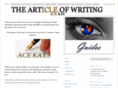 thearticleofwriting.com