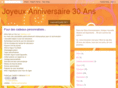 joyeuxanniversaire30ans.com