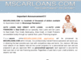 mscarloans.com