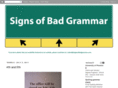 signsofbadgrammar.com