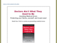 doctorsaintwhattheyusedtobe.com