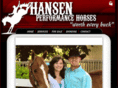 hansenperformancehorsesweb.com