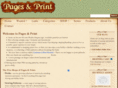 pagesandprint.com