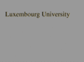 luxembourguniversity.com