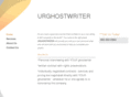 urghostwriter.com